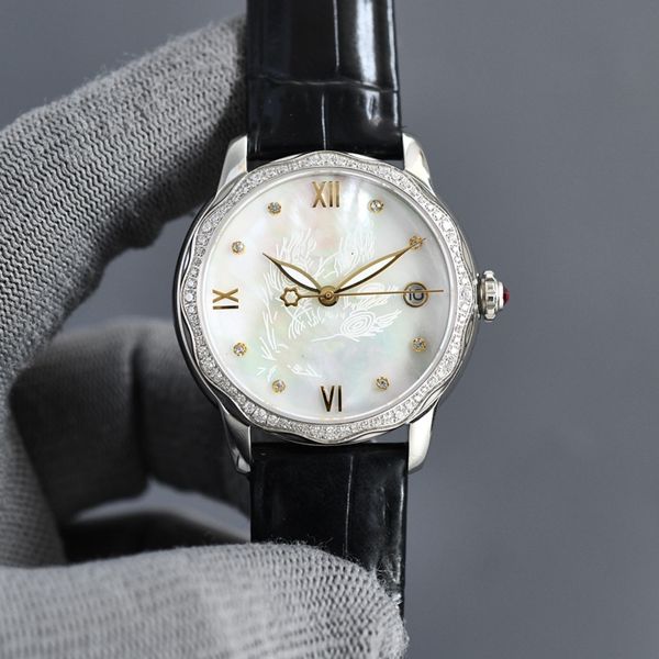 women's mechanical watch 8215 movement leather band dial design style simple fashion generous waterproof depth 50 meters sapphire diamo, Slivery;brown
women's mechanical watch 8215 movement leather band dial design style simple fashion generous waterproof depth 50 meters sapphire diamo, Slivery;brown