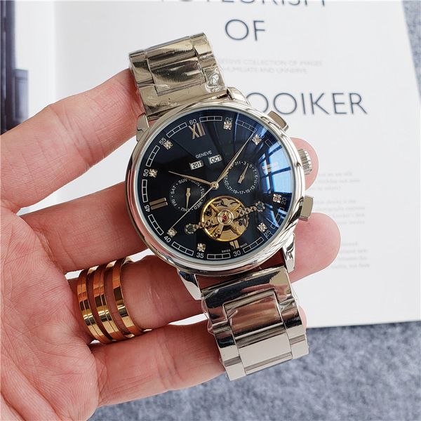 aaa 2022 new large flywheel fully automatic mechanical wrist watch patek fashionable steel band men's watch tt
aaa 2022 new large flywheel fully automatic mechanical wrist watch patek fashionable steel band men's watch tt