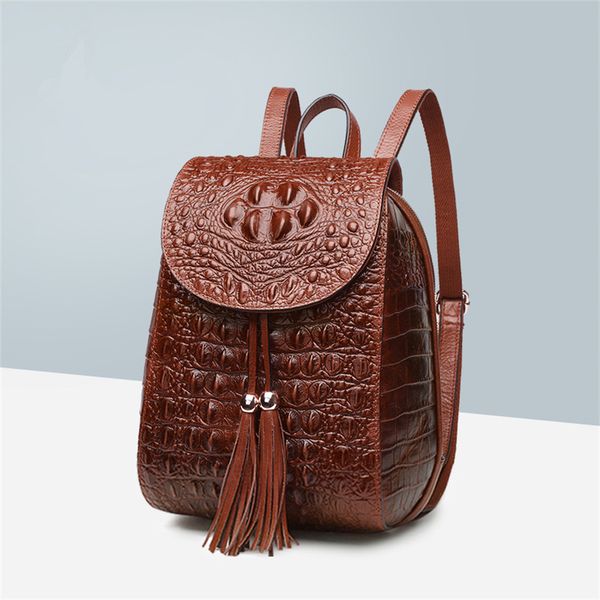 013-genuine leather crocodile embossed effect women small backpack purse ladies fashion casual bag others apparel, Black;white
013-genuine leather crocodile embossed effect women small backpack purse ladies fashion casual bag others apparel, Black;white