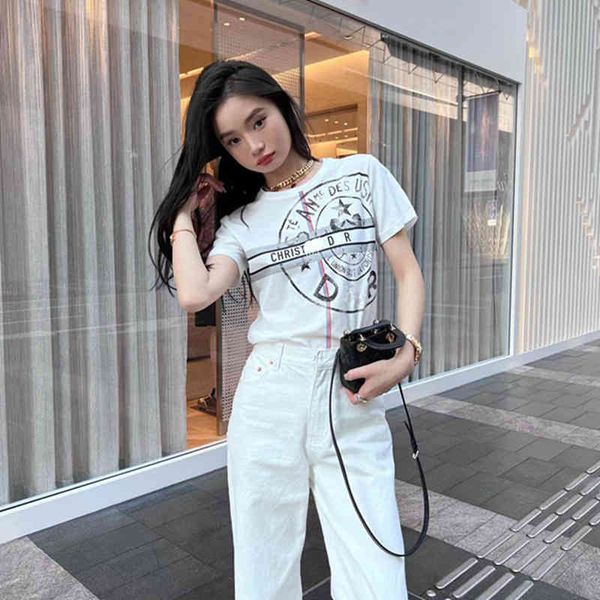 summer new student letter print short sleeve design round neck t-shirt, White
summer new student letter print short sleeve design round neck t-shirt, White