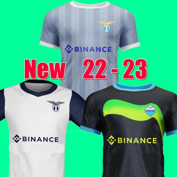 22 23 lazio soccer jersey 2022 2023 lazio anniversary football shirt black luis alberto immobile sergej men kids kits maillot maglia da calc, Black;yellow
22 23 lazio soccer jersey 2022 2023 lazio anniversary football shirt black luis alberto immobile sergej men kids kits maillot maglia da calc, Black;yellow