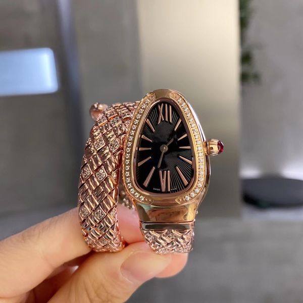 2022 luxury diamond women's watch 103250 bracelet snake style imported quartz movement 23-34mm stainless steel c2, Slivery;brown
2022 luxury diamond women's watch 103250 bracelet snake style imported quartz movement 23-34mm stainless steel c2, Slivery;brown