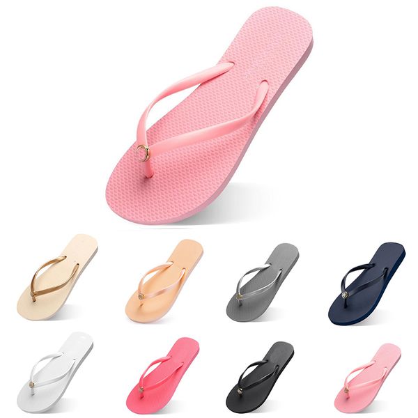 

Women Slippers Fashion Flip Flops Beach Hotel Indoor Slipper Triple Black Pink White Lemon Green Grey Blue Womens Shoes Fourty