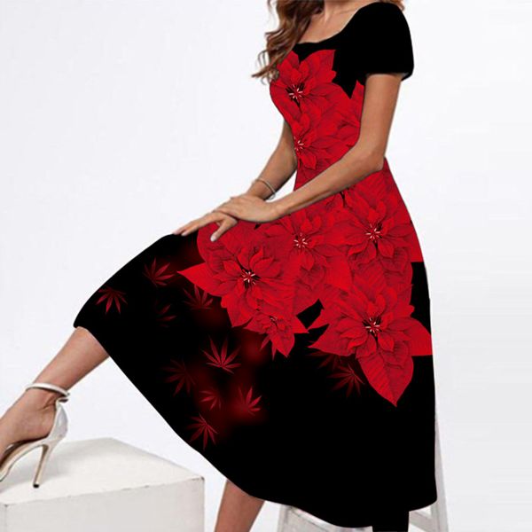 movokaka summer spring dress 2022 elegant robe dress party short sleeve dresses women casual vintage midi dresses for women, Black;gray
movokaka summer spring dress 2022 elegant robe dress party short sleeve dresses women casual vintage midi dresses for women, Black;gray