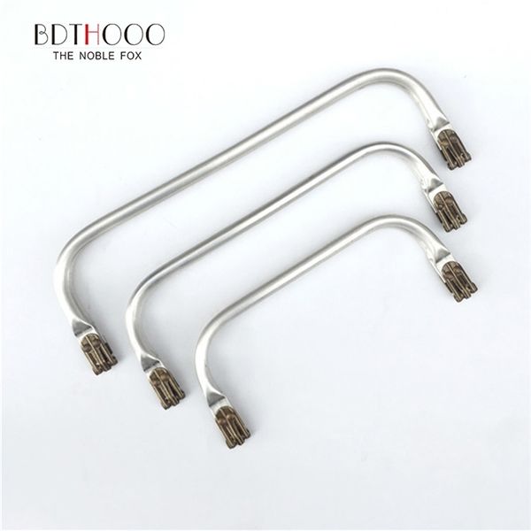 10pcs 1630cm bag frame for purse doctor purse frame metal aluminium tube frame bag handle accessories clutch bag parts 3 colour 220713, Black