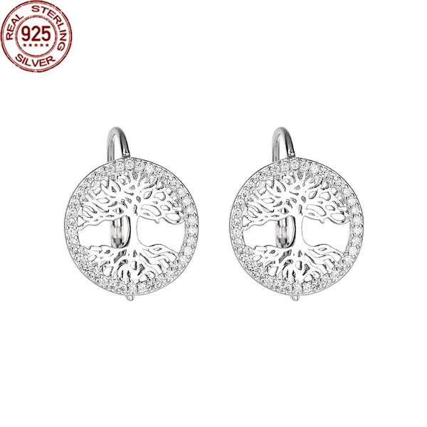 2022 s925 sterling silver tree of life charm earrings women's ear hook versatile female's party trendy statement, Golden
2022 s925 sterling silver tree of life charm earrings women's ear hook versatile female's party trendy statement, Golden