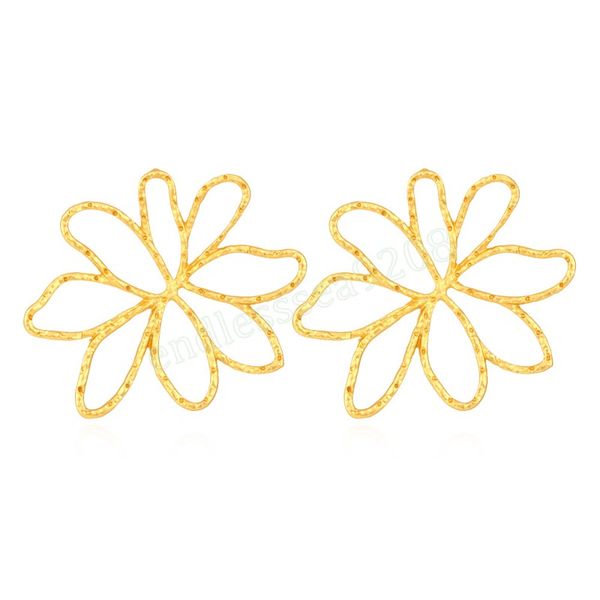 exaggerated gold color flower dangle earrings vintage punk metal geometric earrings jewelry, Silver
exaggerated gold color flower dangle earrings vintage punk metal geometric earrings jewelry, Silver