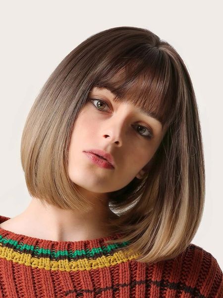 shorts bob wig hoodie, Golden;white
shorts bob wig hoodie, Golden;white