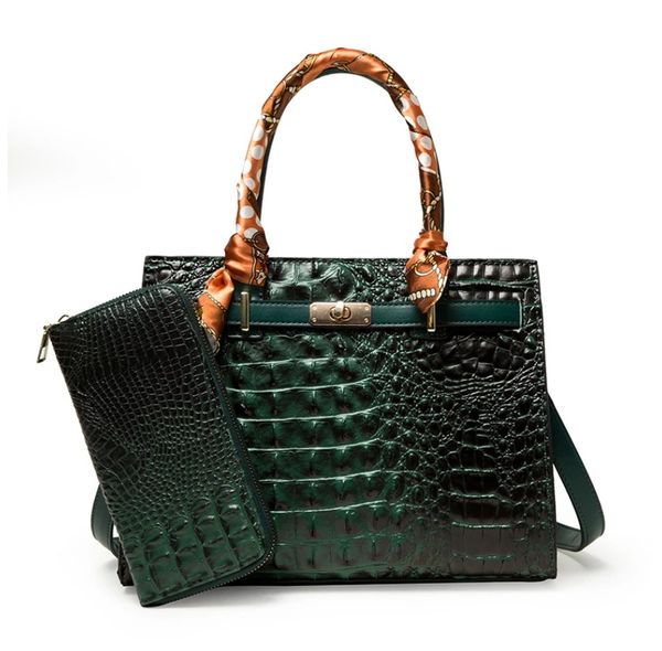 2 pieces crocodile pattern leather handbag and purses luxury brand designer tote bag fashion ladies shoulder crossbody bags
2 pieces crocodile pattern leather handbag and purses luxury brand designer tote bag fashion ladies shoulder crossbody bags