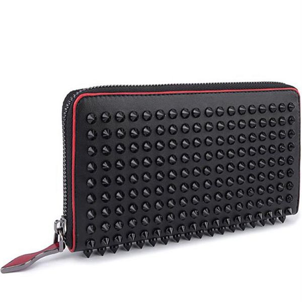 long style red bottom panelled spiked clutch women patent leather mixed color rivets bag clutches lady long purses with spikes men2367, Red;black
long style red bottom panelled spiked clutch women patent leather mixed color rivets bag clutches lady long purses with spikes men2367, Red;black
