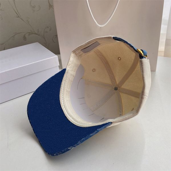 2022 designer hats men baseball caps women peaked cap canvas blue white stitching hip hop hat fashion bucket hats, Blue;gray
2022 designer hats men baseball caps women peaked cap canvas blue white stitching hip hop hat fashion bucket hats, Blue;gray