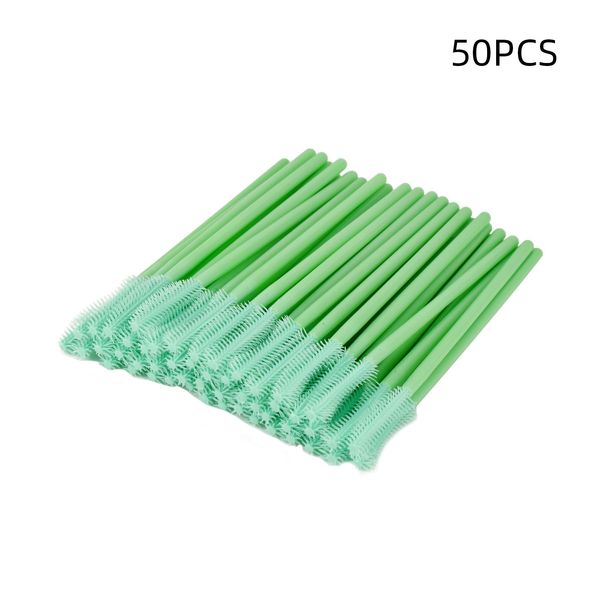 green beauty makeup household eyebrow brush knife type disposable silicone eyelash brush 50pcs
green beauty makeup household eyebrow brush knife type disposable silicone eyelash brush 50pcs