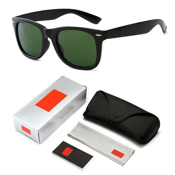 fashion ray sunglasses men's brand rivet designer wayfarer sun glasses for women ban glass lens uv400 2140 oculos de sol 50mm size, White;black
fashion ray sunglasses men's brand rivet designer wayfarer sun glasses for women ban glass lens uv400 2140 oculos de sol 50mm size, White;black