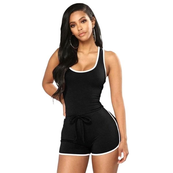 summer women skinny bodysuit rompers 2021 female o-neck sleeveless sports playsuit fashion casual clothes jumpsuit women's jumpsuits &, Black;white
summer women skinny bodysuit rompers 2021 female o-neck sleeveless sports playsuit fashion casual clothes jumpsuit women's jumpsuits &, Black;white