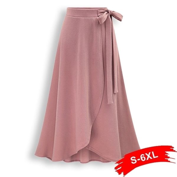 womens plus size 3xl 5xl irregular aline skirts self tie elastic waist hip slim mediumlong loose skirts large size skirts y200326, Black
womens plus size 3xl 5xl irregular aline skirts self tie elastic waist hip slim mediumlong loose skirts large size skirts y200326, Black