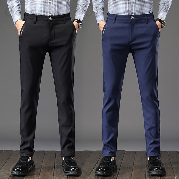 men's pants designer summer pants men's casual korean fashion summer thin ice slim straight business suit trousers rzlu, Black
men's pants designer summer pants men's casual korean fashion summer thin ice slim straight business suit trousers rzlu, Black