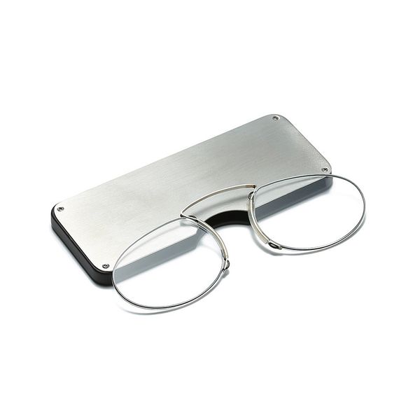 rimless foam reading glasses nose clip on mini for men women pince nez portable magnifier oval with case 1 1 5 2 220705, Silver
rimless foam reading glasses nose clip on mini for men women pince nez portable magnifier oval with case 1 1 5 2 220705, Silver