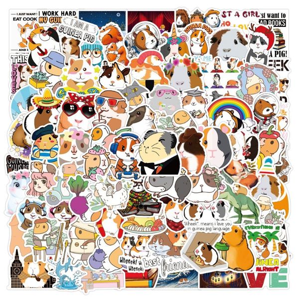 50pcs/lot cute cartoon guinea pig sticker graffiti stickers cavia porcellus lapskateboard car stickers luggage decals
50pcs/lot cute cartoon guinea pig sticker graffiti stickers cavia porcellus lapskateboard car stickers luggage decals