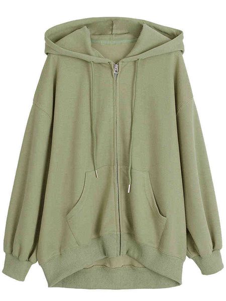 spring white sweatshirts streetwear 2021 new korean fashion for women casual zip up kawaii oversized hoodie t220726, Black
spring white sweatshirts streetwear 2021 new korean fashion for women casual zip up kawaii oversized hoodie t220726, Black