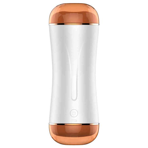 couple double-headed interactive sounding cup electric clip suction male new fully for men, Silver
couple double-headed interactive sounding cup electric clip suction male new fully for men, Silver