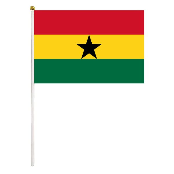 ghana flag 14x21cm 2022 qatar world cup hand waving flag fans cheering flags with plastic flagpole for activity parade sports home decor
ghana flag 14x21cm 2022 qatar world cup hand waving flag fans cheering flags with plastic flagpole for activity parade sports home decor