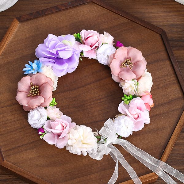 headpieces 3 design artificial flower wreath bride women crown hair band wedding headband garland ribbon girl hair accessorie, Silver
headpieces 3 design artificial flower wreath bride women crown hair band wedding headband garland ribbon girl hair accessorie, Silver