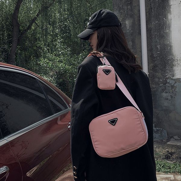 triangle label p designers bag set women girls nylon purse with zipper wallet coin bag 2 piece fanny pack backpacks sports chest pack hobo m, Black
triangle label p designers bag set women girls nylon purse with zipper wallet coin bag 2 piece fanny pack backpacks sports chest pack hobo m, Black