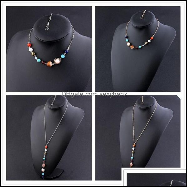 charm bracelets jewelry universe galaxy the eight planets in solar system guardian star natural stone beads necklace for dh0c6, Golden;silver
charm bracelets jewelry universe galaxy the eight planets in solar system guardian star natural stone beads necklace for dh0c6, Golden;silver