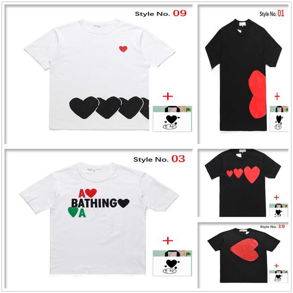 luxurys t-shirt for women men t-shirts short-sleeved high-quality tee japanese cotton t shirt embroidered red heart big love print smiley fa, White;black
luxurys t-shirt for women men t-shirts short-sleeved high-quality tee japanese cotton t shirt embroidered red heart big love print smiley fa, White;black