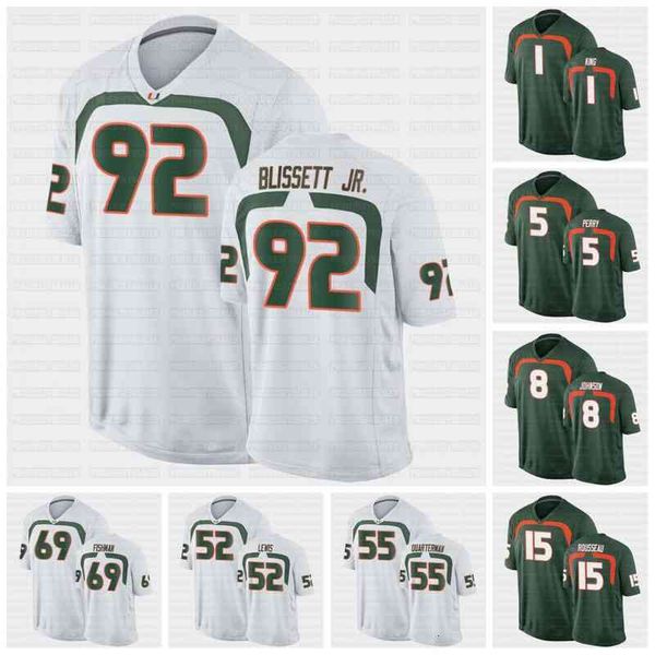 c202 miami hurricanes ncaa game college football jersey 1 d'eriq king 5 n'kosi perry 8 duke johnson rousseau rizk matocha martell, Black
c202 miami hurricanes ncaa game college football jersey 1 d'eriq king 5 n'kosi perry 8 duke johnson rousseau rizk matocha martell, Black