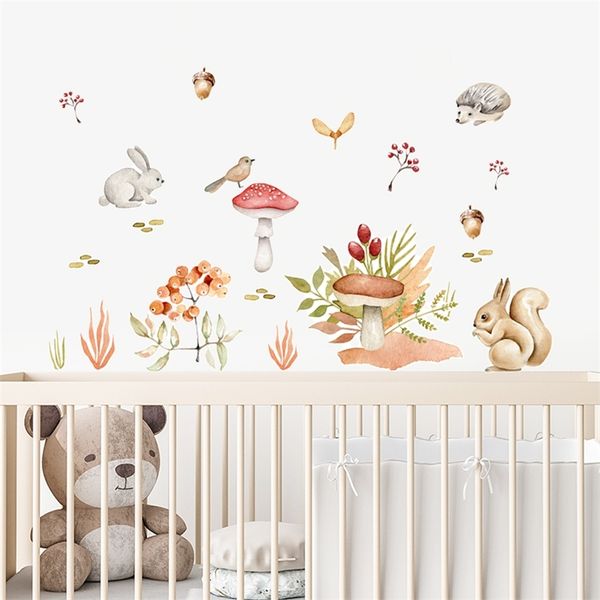 cartoon bunny forest animals mushroom acorn wall stickers vinyl children wall decal nursery kids baby room interior home decor 220613
cartoon bunny forest animals mushroom acorn wall stickers vinyl children wall decal nursery kids baby room interior home decor 220613