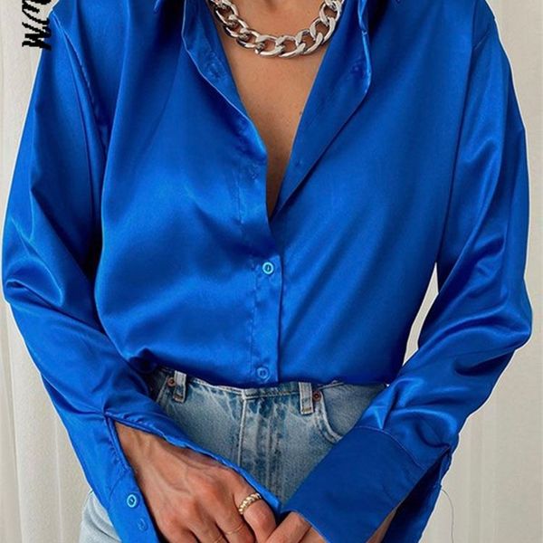 elegant satin long sleeve blouses women vintage blue green silk shirt casual loose button up female shirts 220810, White
elegant satin long sleeve blouses women vintage blue green silk shirt casual loose button up female shirts 220810, White