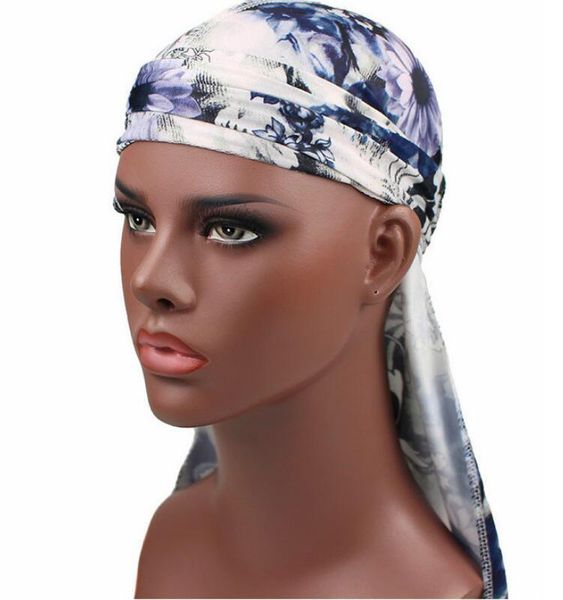 bandanas 2022 fashion men's print silky turban headband silk men floral waves caps headwear hair accessories, Blue;gray
bandanas 2022 fashion men's print silky turban headband silk men floral waves caps headwear hair accessories, Blue;gray