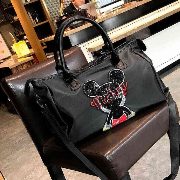 2022 fashion sequin portable travel bag large capacity women's one shoulder sports fitness yoga bag 220514
2022 fashion sequin portable travel bag large capacity women's one shoulder sports fitness yoga bag 220514