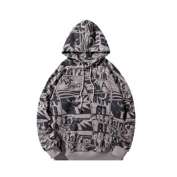 2022 newhoodie korean version harajuku style street hip-hop sweatshirt men hoodies y220702, Black 
2022 newhoodie korean version harajuku style street hip-hop sweatshirt men hoodies y220702, Black