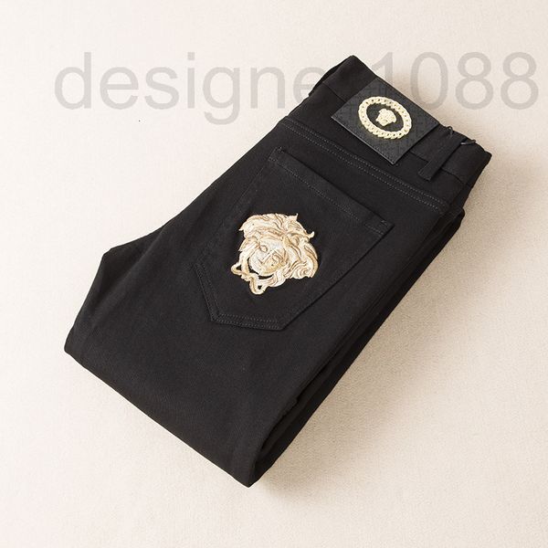 men's jeans designer high end jeans for men in autumn and wter black korean version slim fit small feet straight tube casual long pants, Blue
men's jeans designer high end jeans for men in autumn and wter black korean version slim fit small feet straight tube casual long pants, Blue