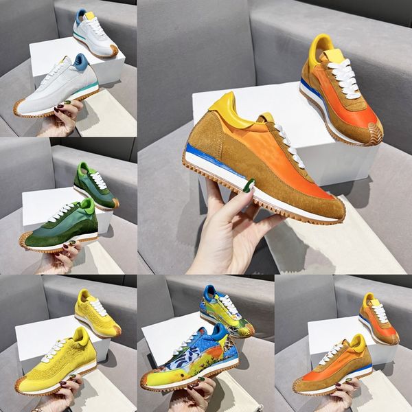 designer womens running shoes technology mesh knit & suede calfskin trainers leisure and sports lacing wave sole sneakers
designer womens running shoes technology mesh knit & suede calfskin trainers leisure and sports lacing wave sole sneakers
