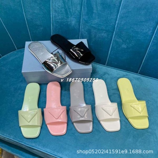 slippers style slippers women wear patent leather outside in spring and summer, fashion net red flip flops, tourism beach sals flat, Black
slippers style slippers women wear patent leather outside in spring and summer, fashion net red flip flops, tourism beach sals flat, Black