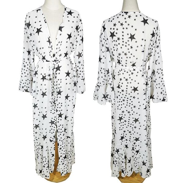 women's swimwear cover ups beach pareo robe de plage bathing suit kimono playa mujer up kaftan vestido, White;black 
women's swimwear cover ups beach pareo robe de plage bathing suit kimono playa mujer up kaftan vestido, White;black