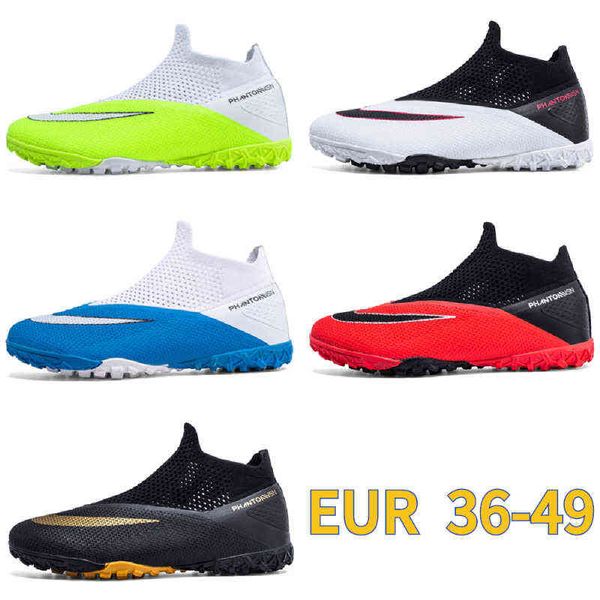 soccer shoes mens football boots professional indoor non slip cleats kids training athletic sport sneakers 220331