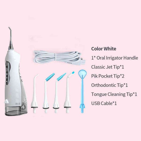 electric oral irrigator dental water flosser 3 mode usb rechargeable family travel use proof jet floss teeth cleaner 220510
electric oral irrigator dental water flosser 3 mode usb rechargeable family travel use proof jet floss teeth cleaner 220510
