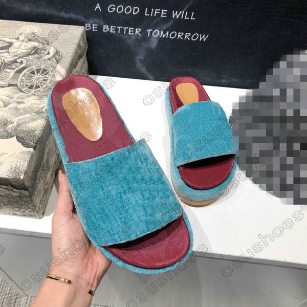 angelina sandals -jacquard organic denim slipper heightening thick soled slides luxurys designers slippers summer flat flip flops spike, Black
angelina sandals -jacquard organic denim slipper heightening thick soled slides luxurys designers slippers summer flat flip flops spike, Black