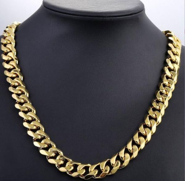 18k chains hip hop 4.5mm domineering long gold plated chain polished gold denim buckle 50cm, Black
18k chains hip hop 4.5mm domineering long gold plated chain polished gold denim buckle 50cm, Black