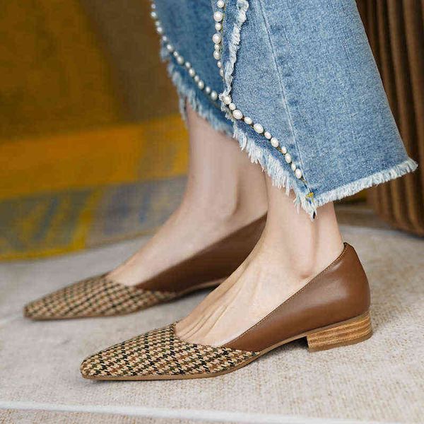 dress shoes spring retro fashion light women trendy plaid color adjustment low heels leather shallow punch shoe flat 220714, Black
dress shoes spring retro fashion light women trendy plaid color adjustment low heels leather shallow punch shoe flat 220714, Black