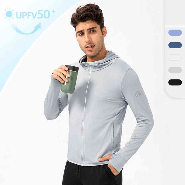 men's leisure quick drying breathable hooded windbreaker summer sunscreen invisible pocket skin suit, Gray
men's leisure quick drying breathable hooded windbreaker summer sunscreen invisible pocket skin suit, Gray