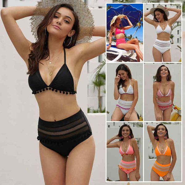 designer swimwear bikini 2022 striped backl split bikini high waist swimsuit, White;black
designer swimwear bikini 2022 striped backl split bikini high waist swimsuit, White;black