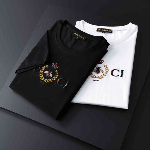 men's t-shirts chaopai men's t-shirt short sleeve mercerized cotton summer hanchaoliu personalized slim fit half round neck casual, White;black
men's t-shirts chaopai men's t-shirt short sleeve mercerized cotton summer hanchaoliu personalized slim fit half round neck casual, White;black