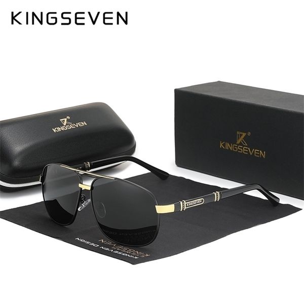 kingseven fashion mens sunglasses polarized uv400 protection driving sun glasses male de sol n7621 220617, White;black
kingseven fashion mens sunglasses polarized uv400 protection driving sun glasses male de sol n7621 220617, White;black