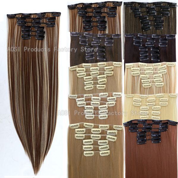 costume accessories 6pcs long 24 inches striaght real thick full head clip in on hair extensions natural synthetic hairpieces for women, Silver
costume accessories 6pcs long 24 inches striaght real thick full head clip in on hair extensions natural synthetic hairpieces for women, Silver