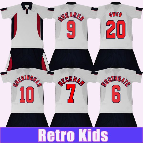 1998 shearer beckham retro kids kit soccer jerseys sheringham owen southgate shearer home away football shirt, Black
1998 shearer beckham retro kids kit soccer jerseys sheringham owen southgate shearer home away football shirt, Black